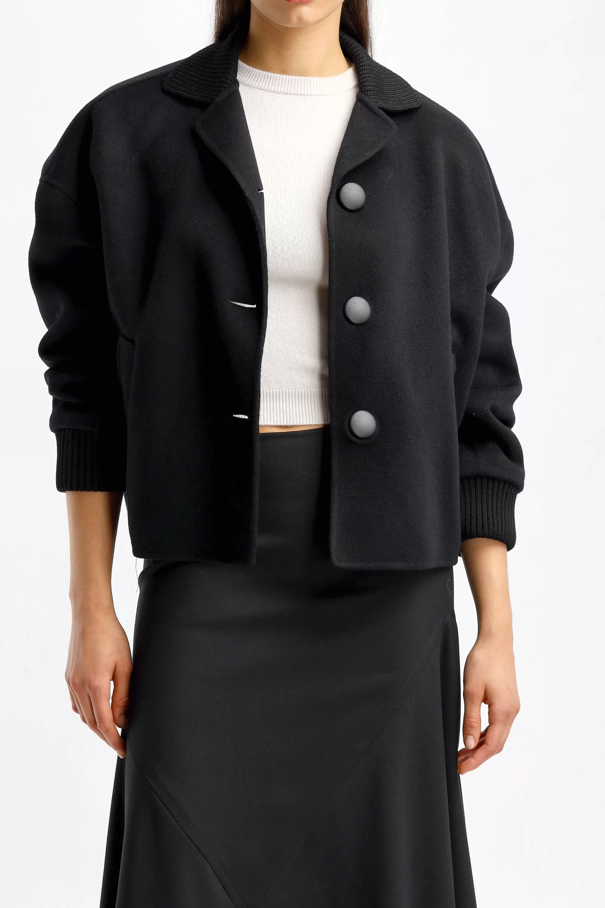 Marni Vestes & Gilets^Veste Double Face En Noir