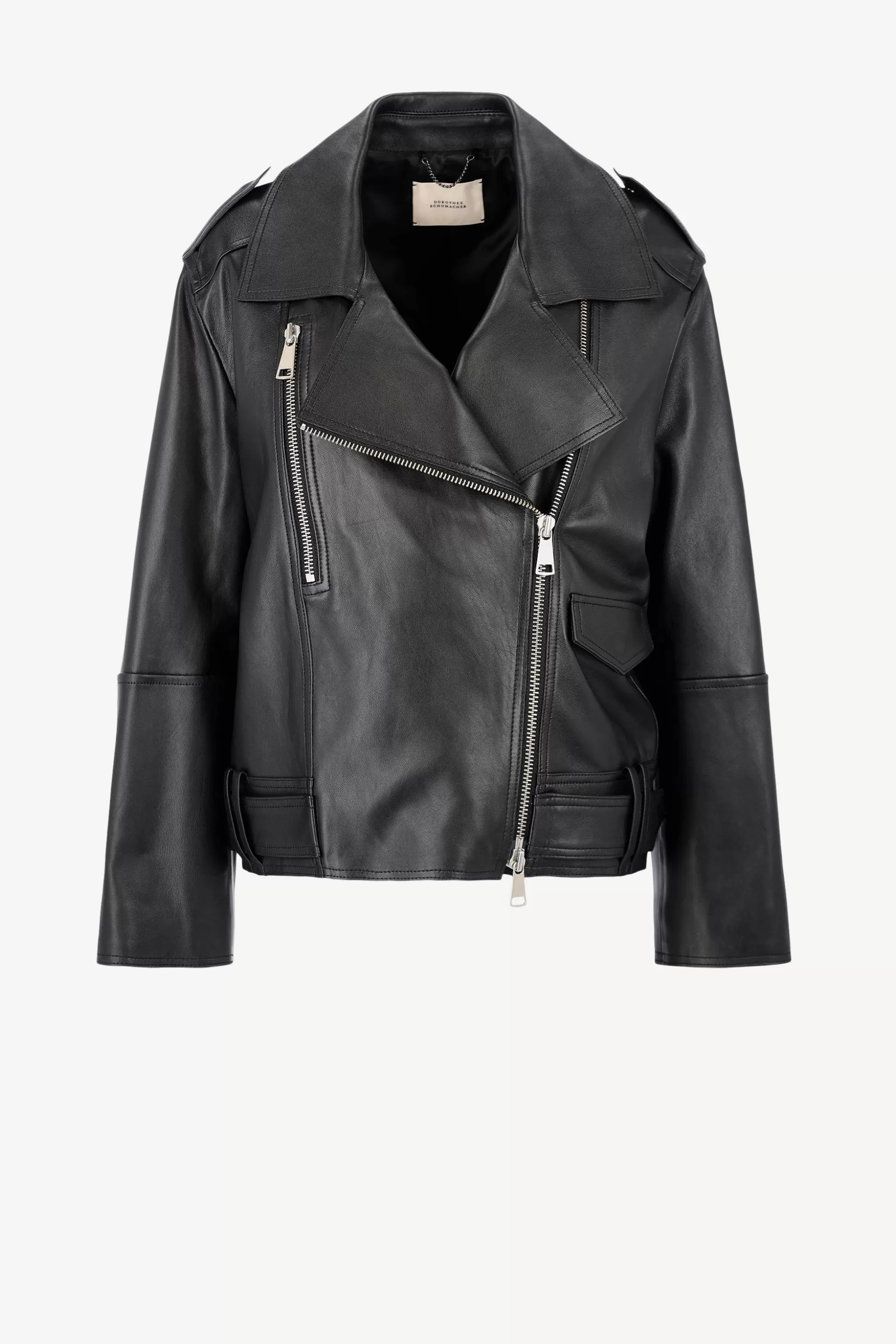 Dorothee Schumacher Vestes & Gilets^Veste En Cuir Sleek Statement En Noir