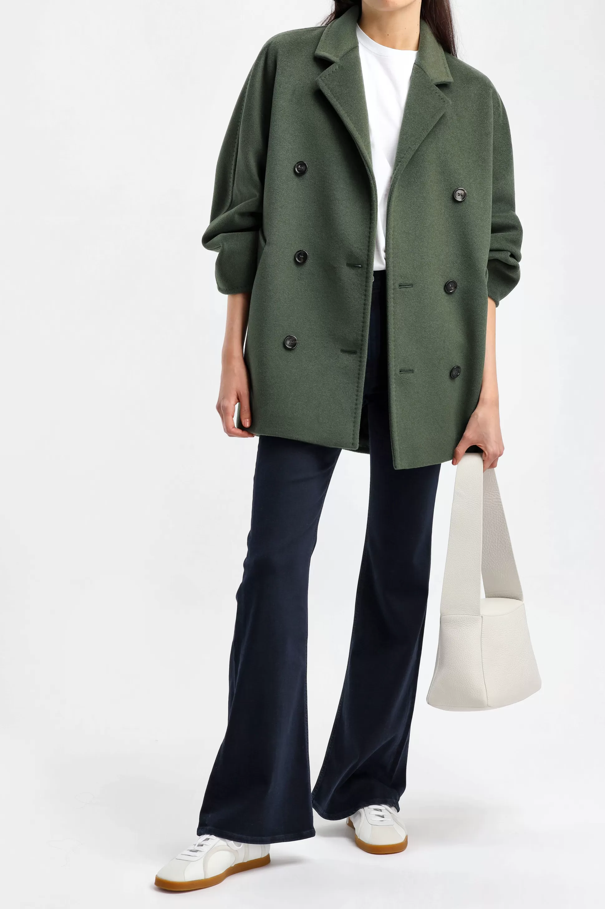 Max Mara Vestes & Gilets^Veste Rebus En Vert Mousse